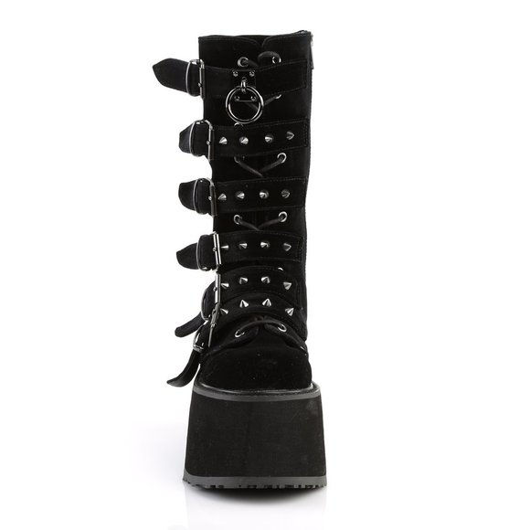 Demonia Damned - 225 Death Wish Platform Boots - Picture 3 of 5
